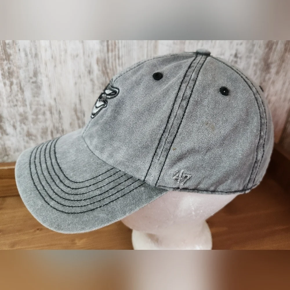 47 Gray and Black Baltimore Orioles Hat